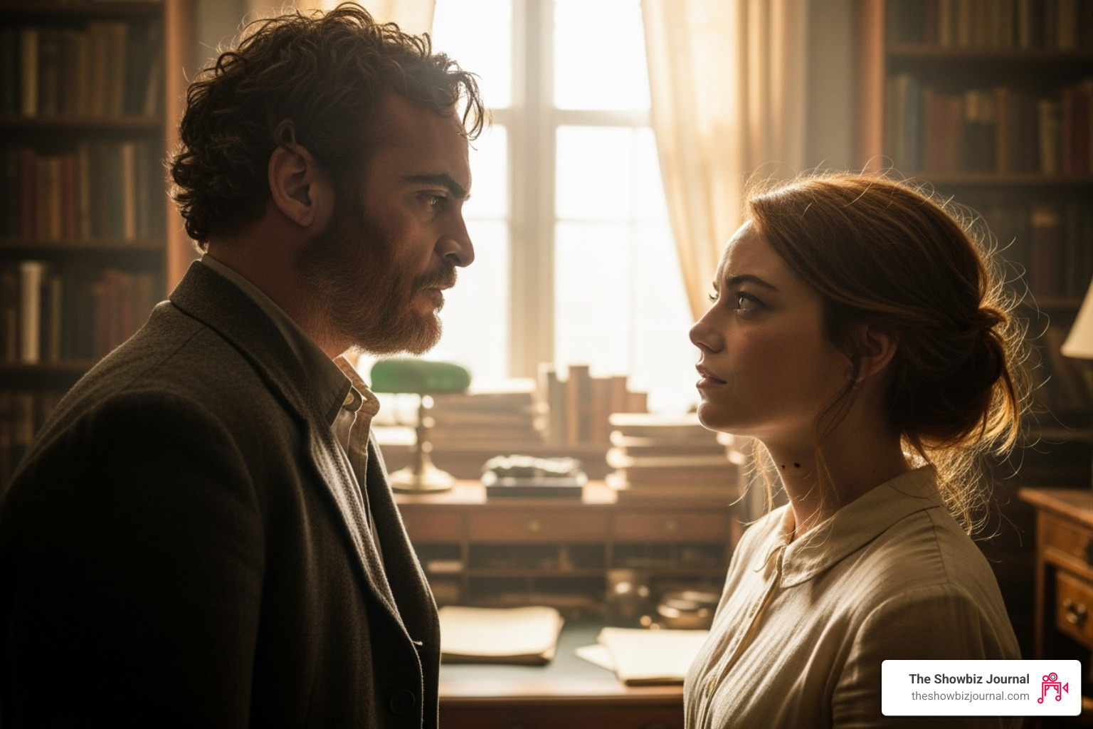 Joaquin Phoenix and Emma Stone in Eddington - movies coming out in 2025 Joaquin Phoenix and Emma Stone in Eddington - movies coming out in 2025