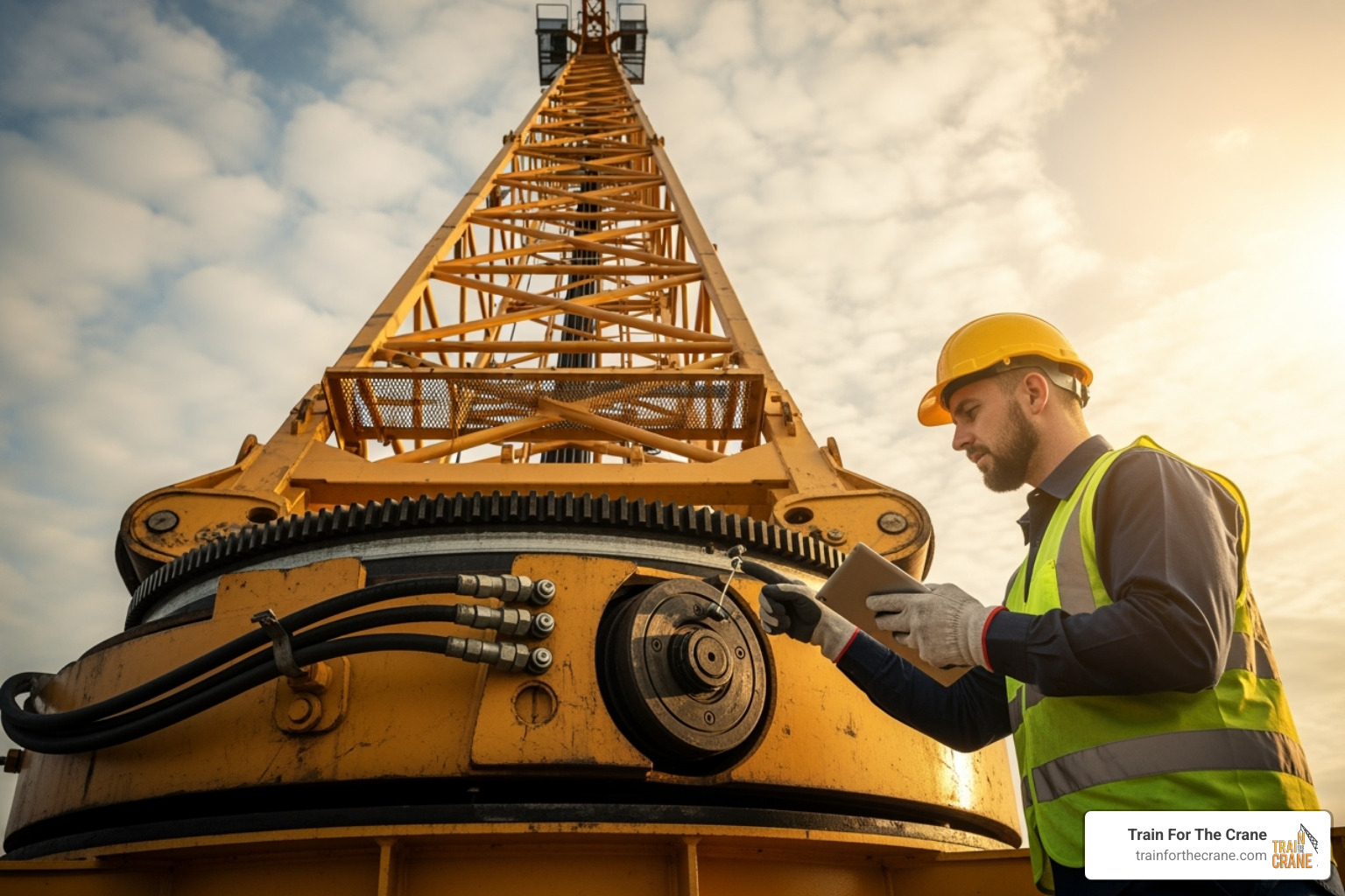 Compliance certificate for crane operations - crane inspection