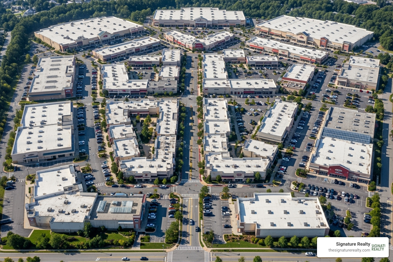 A shopping center layout showing anchor tenants and inline stores - how to negotiate a commercial lease for retail space A shopping center layout showing anchor tenants and inline stores - how to negotiate a commercial lease for retail space