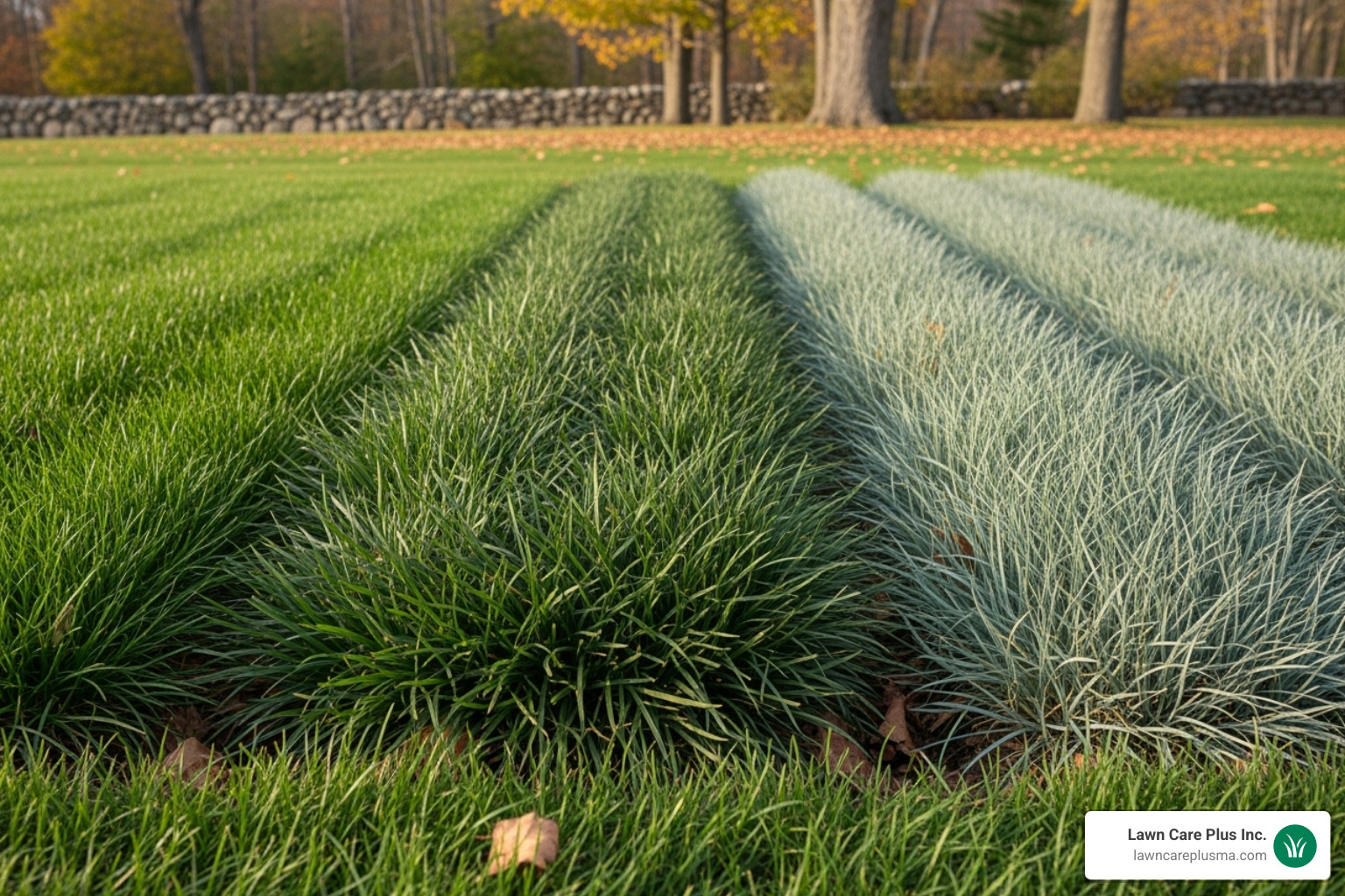 different grass types suitable for the New England climate - sod and turf installation