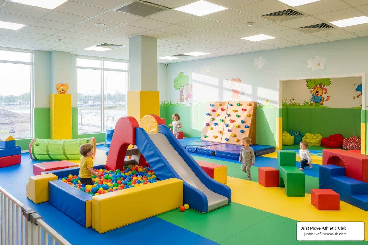 gym's childcare or Kid's Club area - cycling classes winter haven