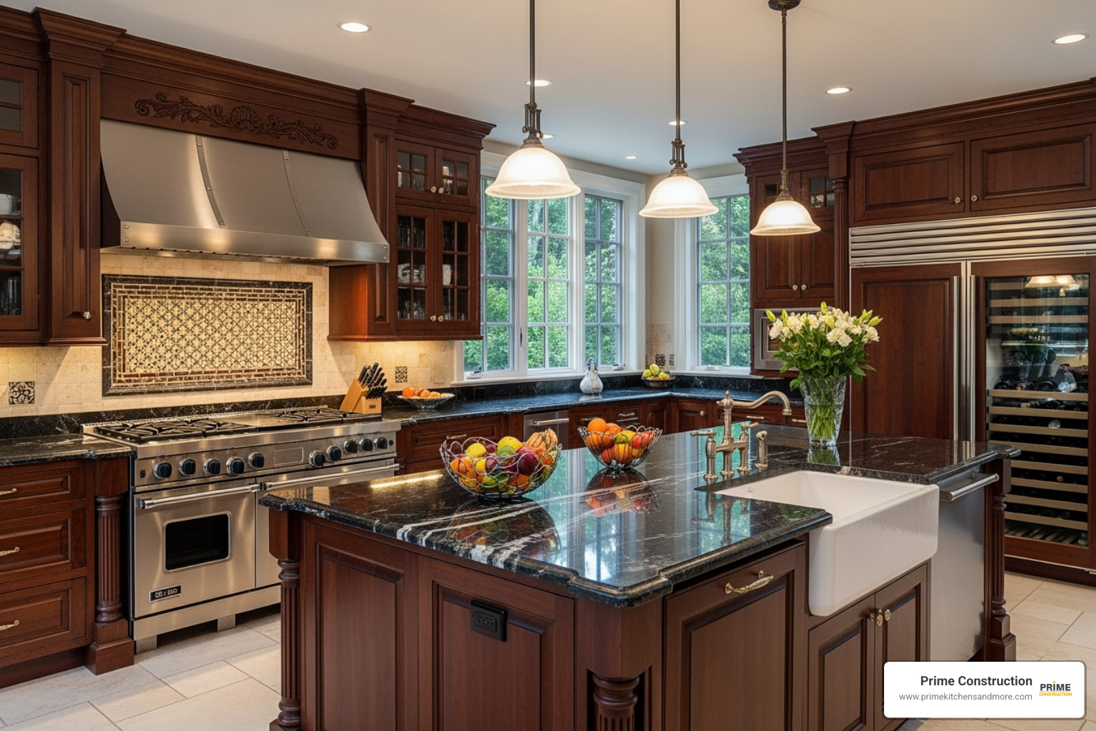 luxurious granite countertop in a kitchen setting - countertop installation orlando