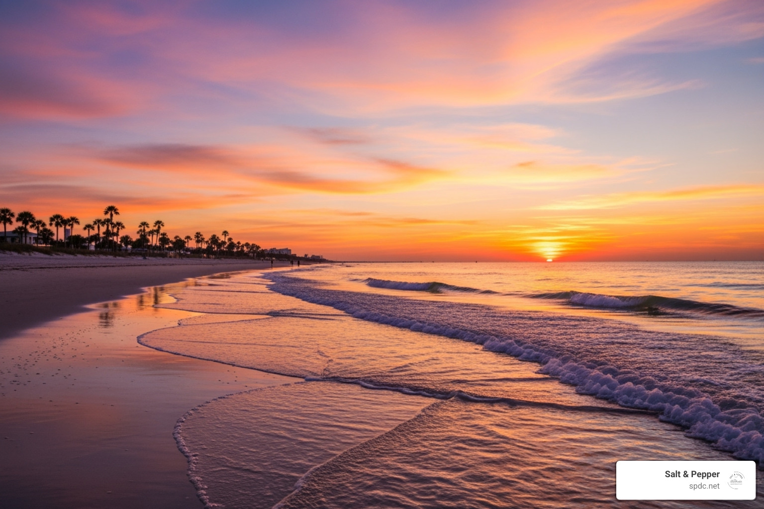 sun setting over Clearwater Beach - Clearwater new homes sun setting over Clearwater Beach - Clearwater new homes