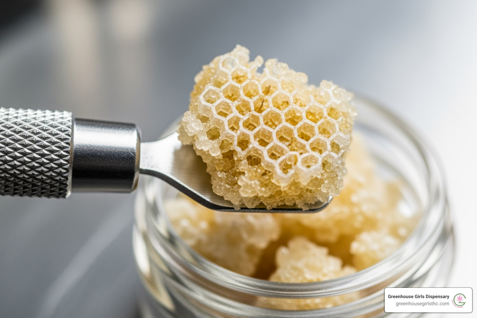 honeycomb-like THCa crumble - thca dabs