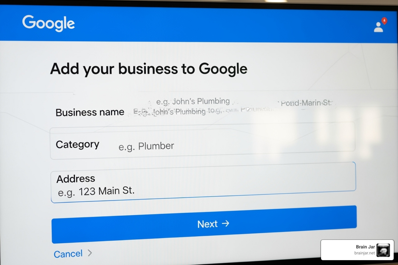 Add your business screen on Google - Google Business Profile