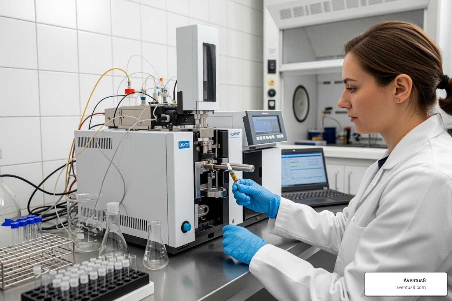 Lab technician testing vape cartridge - THC vape news