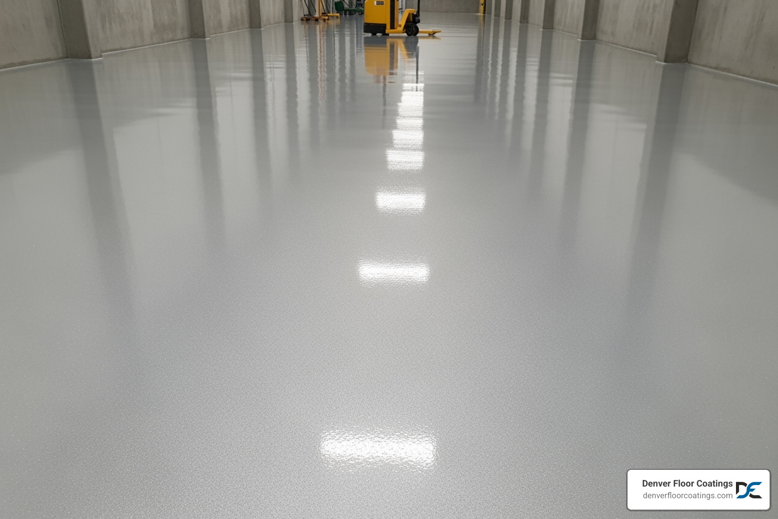 clean and durable commercial floor with polyaspartic coating - Polyaspartic floor coating services
