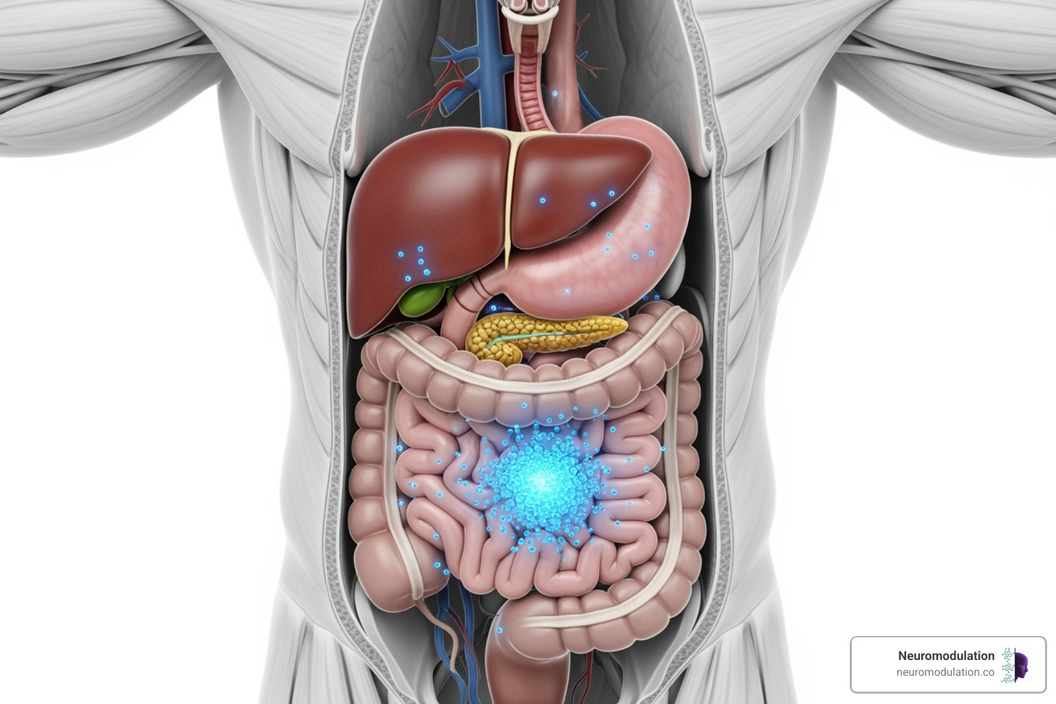 Image illustrating high local drug concentration in the colon with minimal systemic exposure - colon targeted drug delivery system