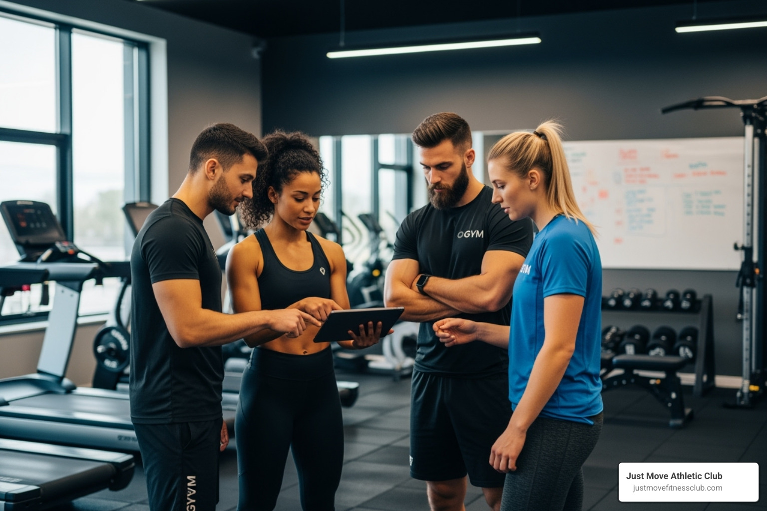 a group of personal trainers collaborating - Expert personal training a group of personal trainers collaborating - Expert personal training