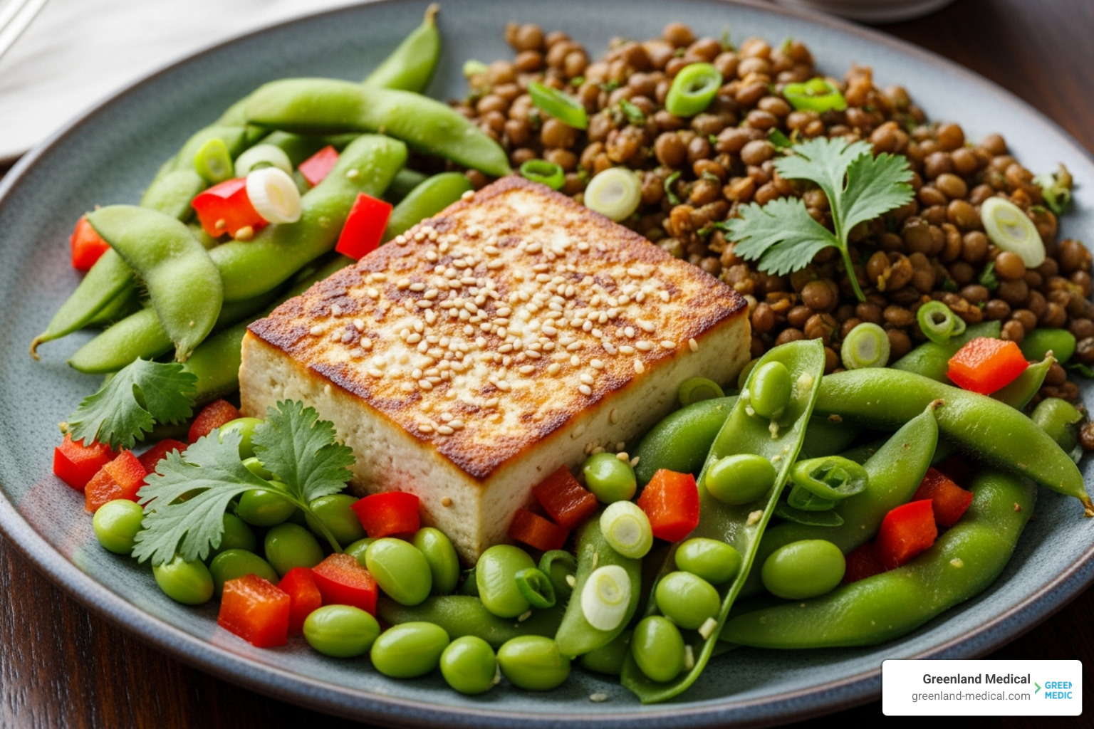 tofu edamame and lentils - best protein per calorie tofu edamame and lentils - best protein per calorie