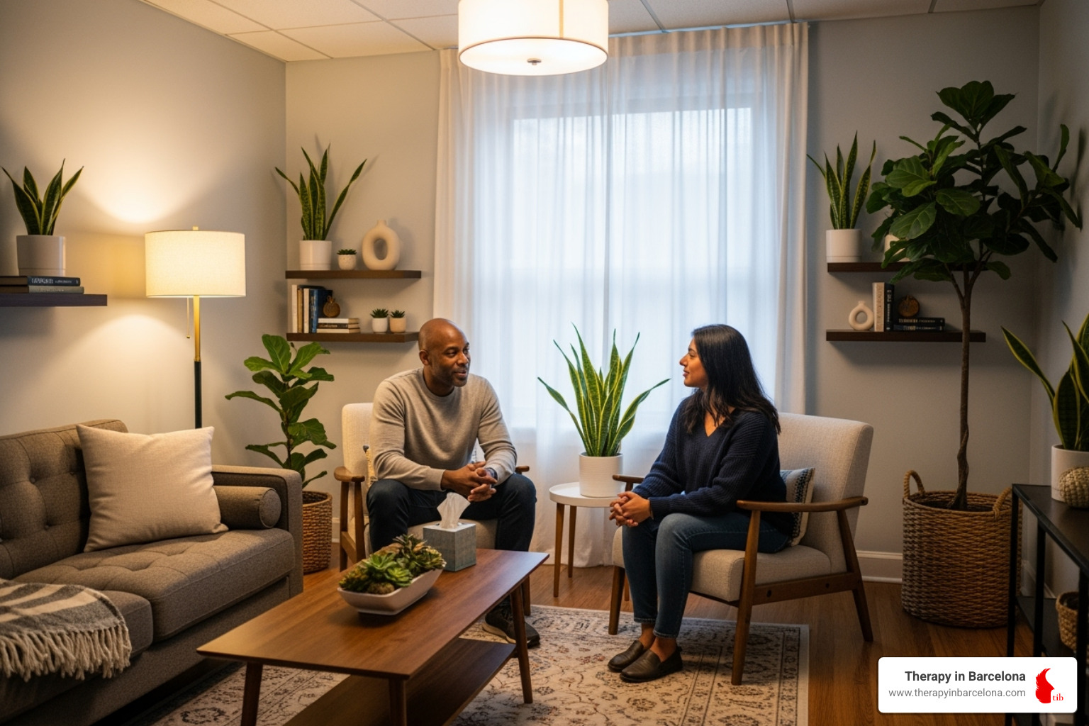 warm and welcoming therapy office - navigating cultural differences
