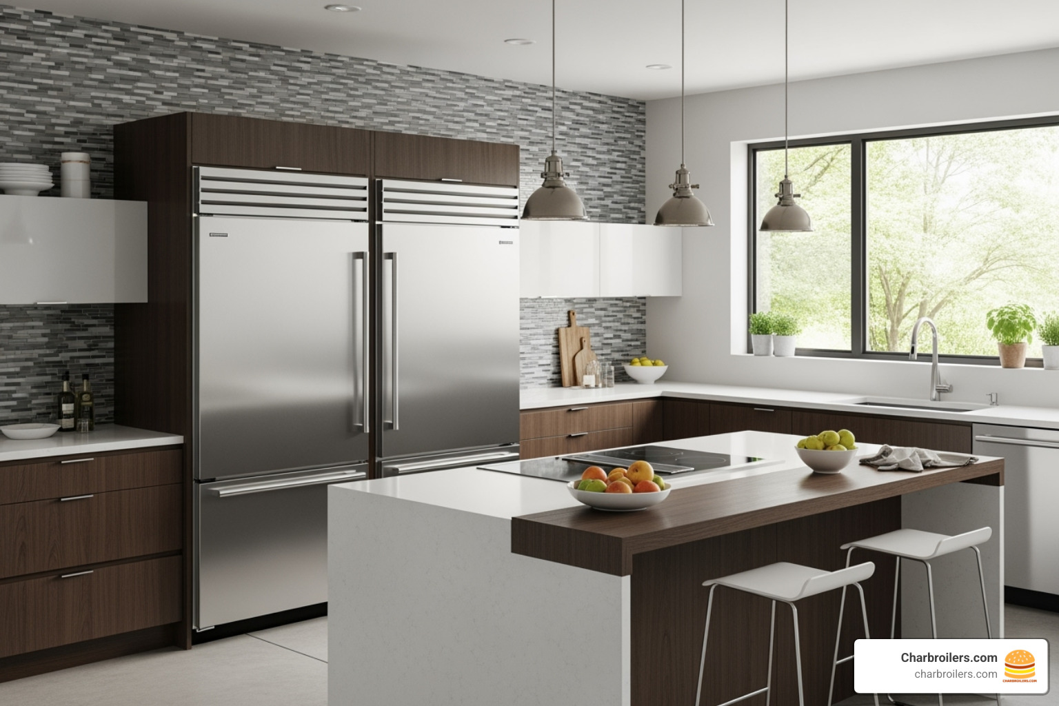 Frigidaire Professional column refrigerator and freezer installed with a trim kit for a seamless, built-in look - frigidaire commercial fridge freezer Frigidaire Professional column refrigerator and freezer installed with a trim kit for a seamless, built-in look - frigidaire commercial fridge freezer