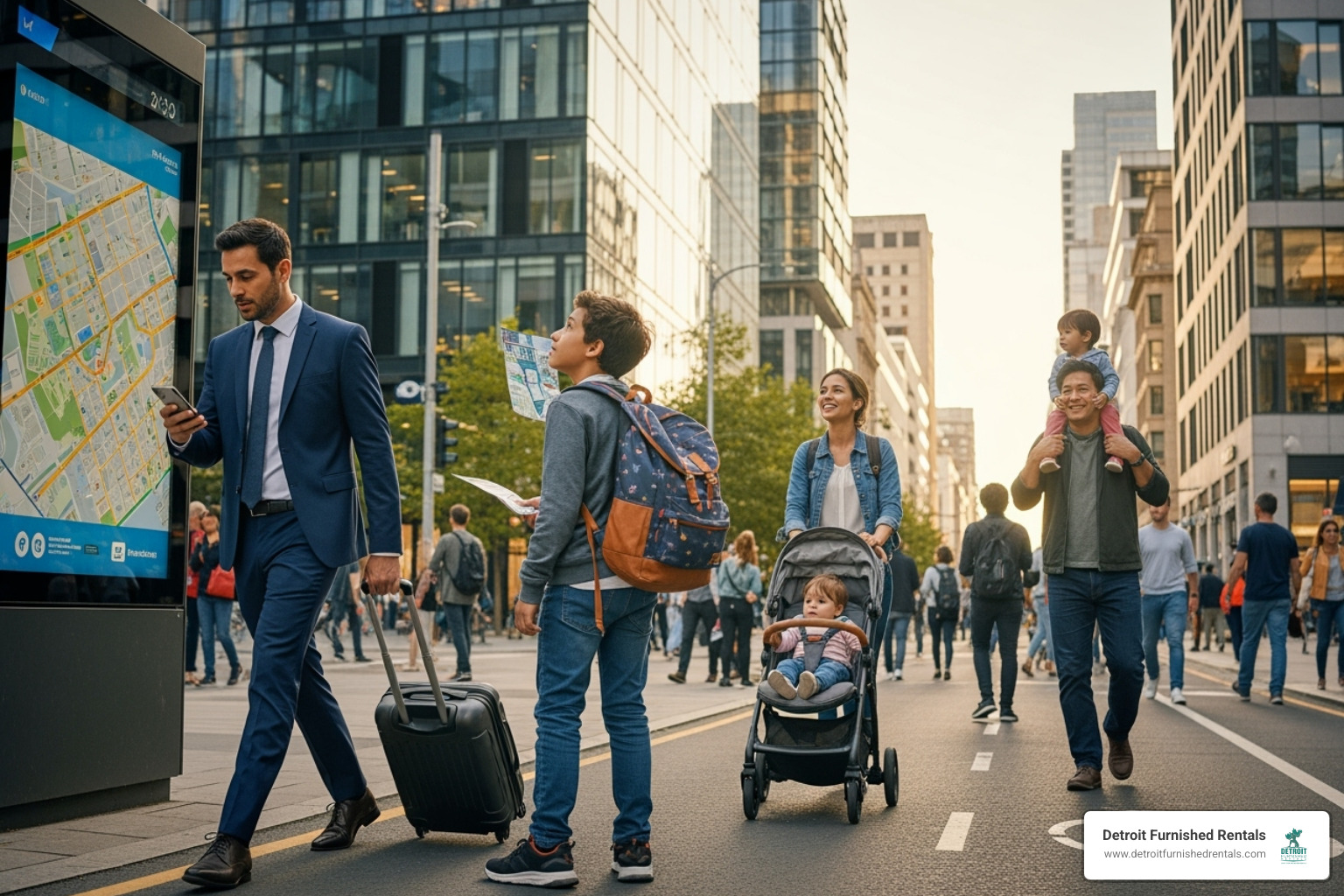 diverse group of people (business traveler, student, family) - company that furnished apartments diverse group of people (business traveler, student, family) - company that furnished apartments