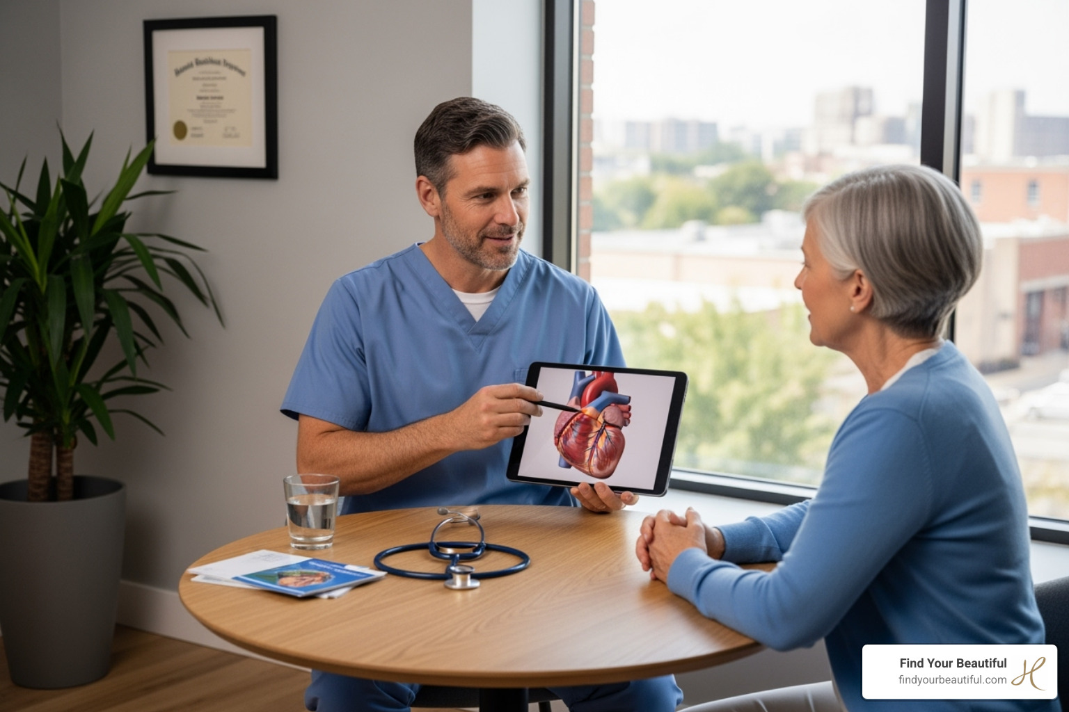 board-certified surgeon consulting with a patient - deep plane facelift san antonio board-certified surgeon consulting with a patient - deep plane facelift san antonio
