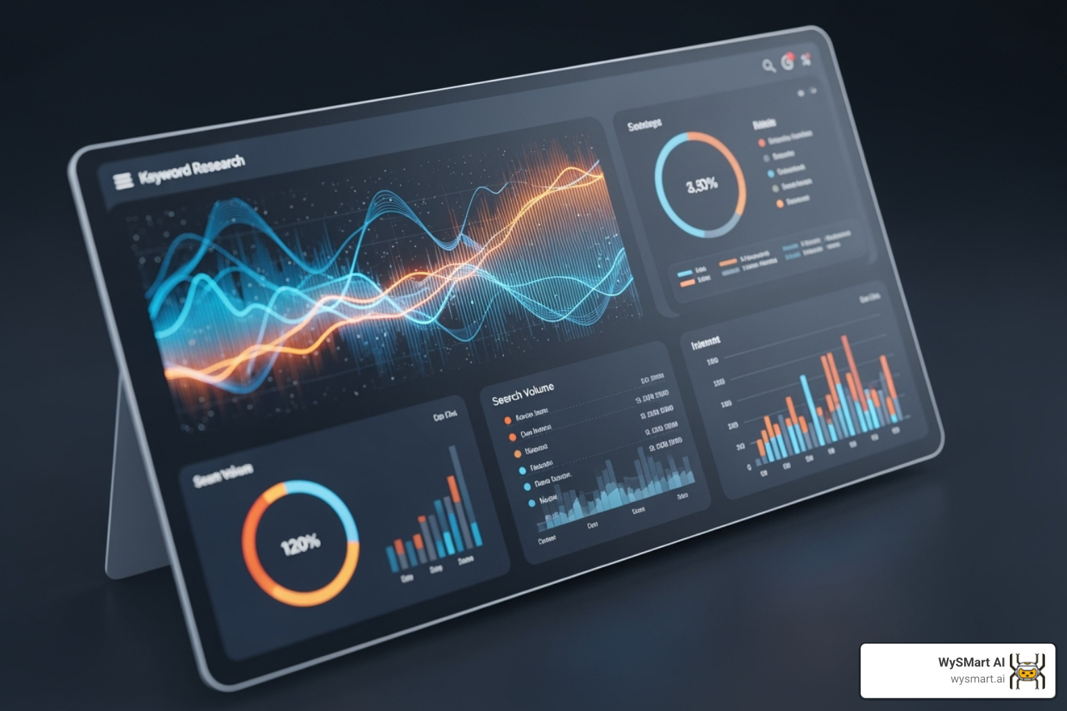 image of a keyword research tool showing high-intent roofing keywords like "emergency roof repair" and "roofing estimate" - Roofing PPC management