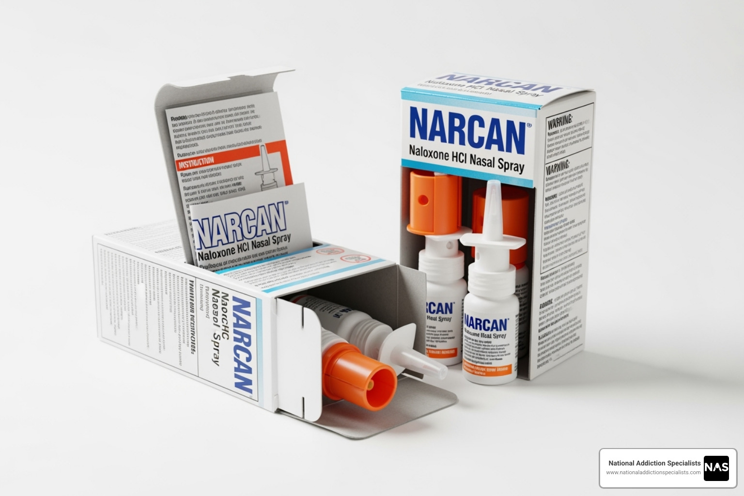 Naloxone nasal spray kit - opiate