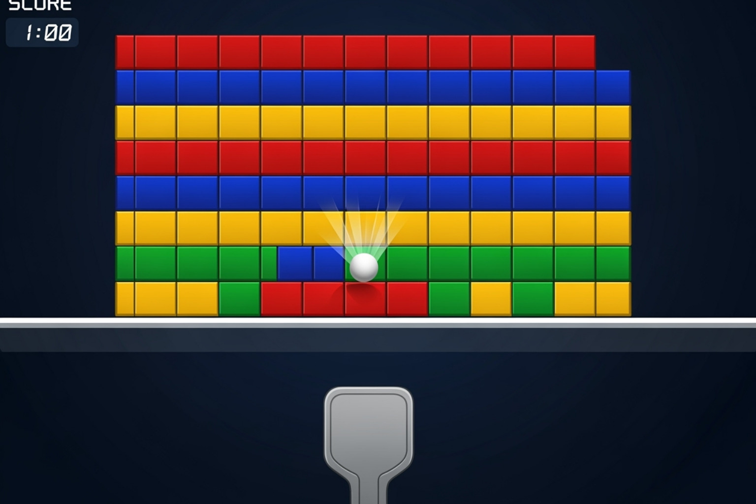 Advanced strategy like getting the ball "behind" the blocks - block breaker Advanced strategy like getting the ball "behind" the blocks - block breaker