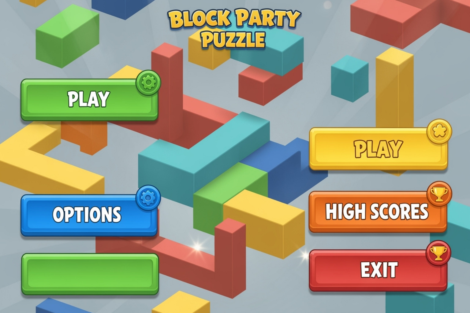 Block Blast main menu showing different game modes - block blast unblocked Block Blast main menu showing different game modes - block blast unblocked