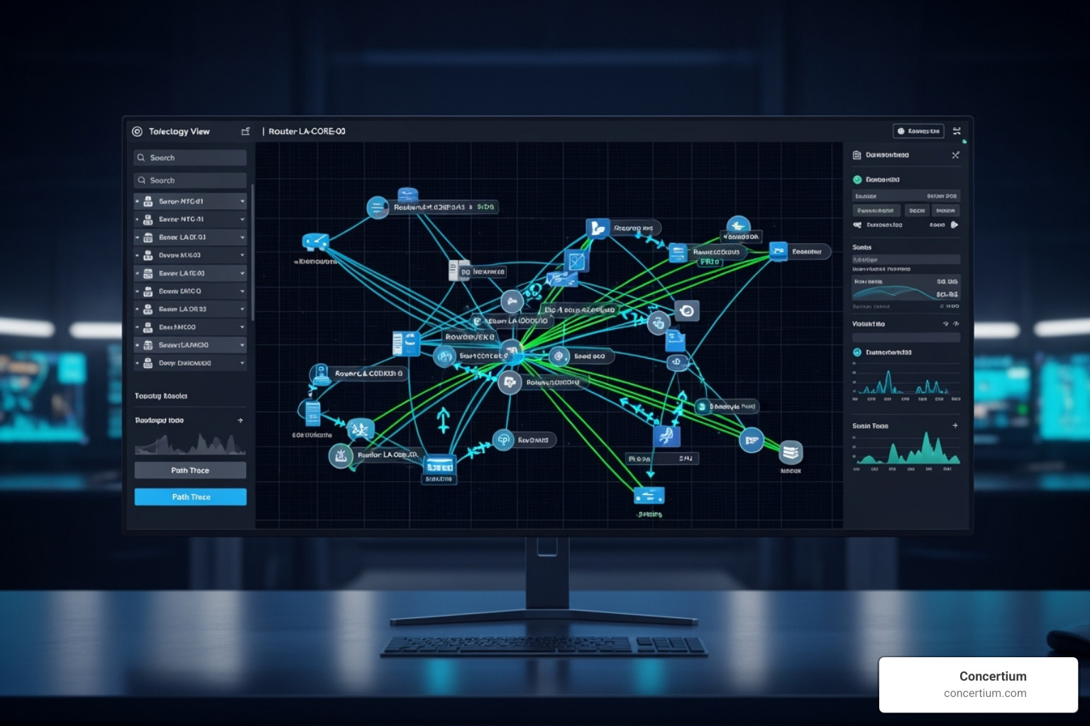 Network path visualization tool - network monitor software