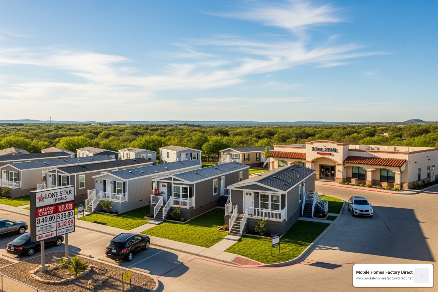 Mobile Homes Factory Direct sales center in Von Ormy, TX - Single wide for sale