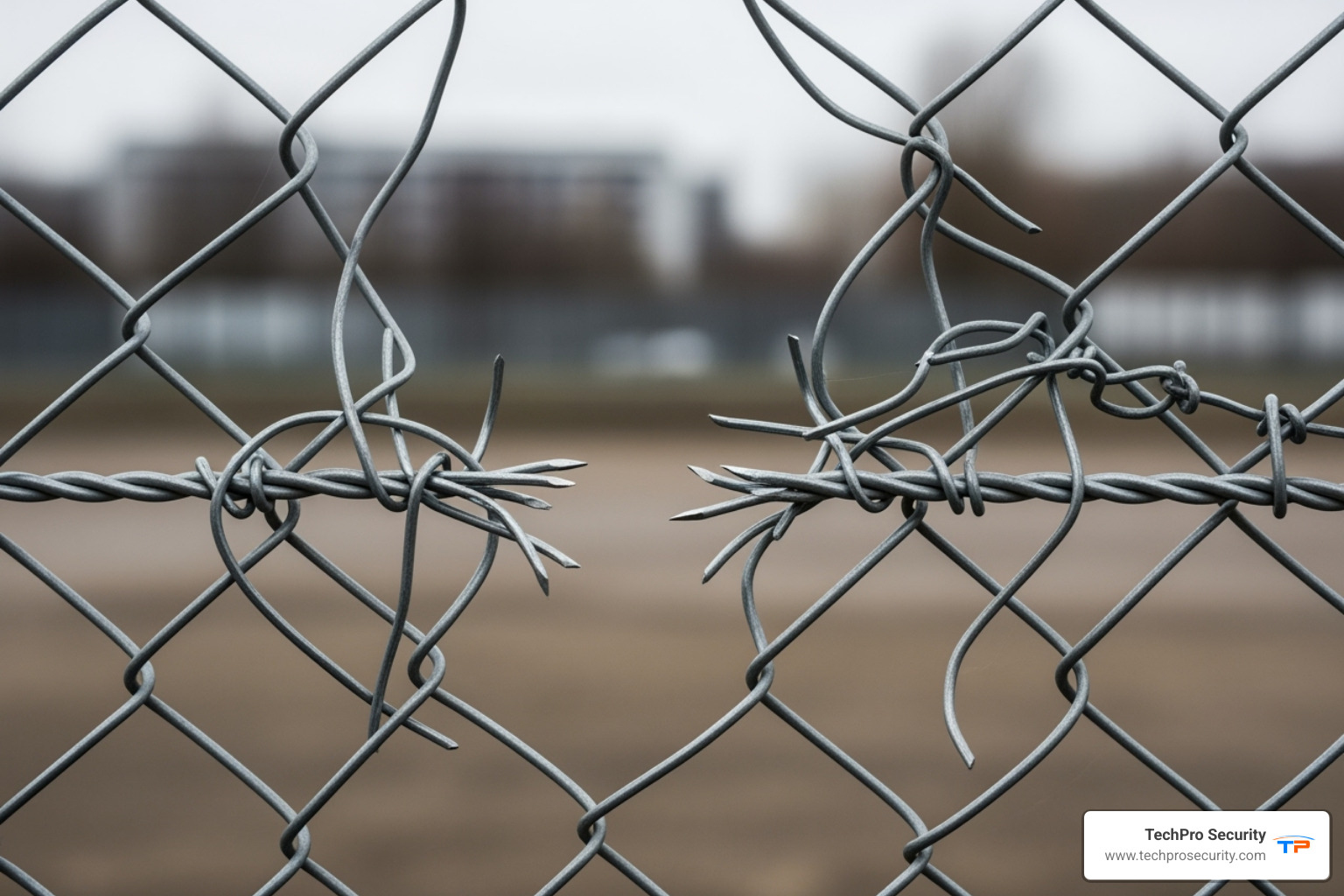 cut chain-link fence - who is responsible for construction site security