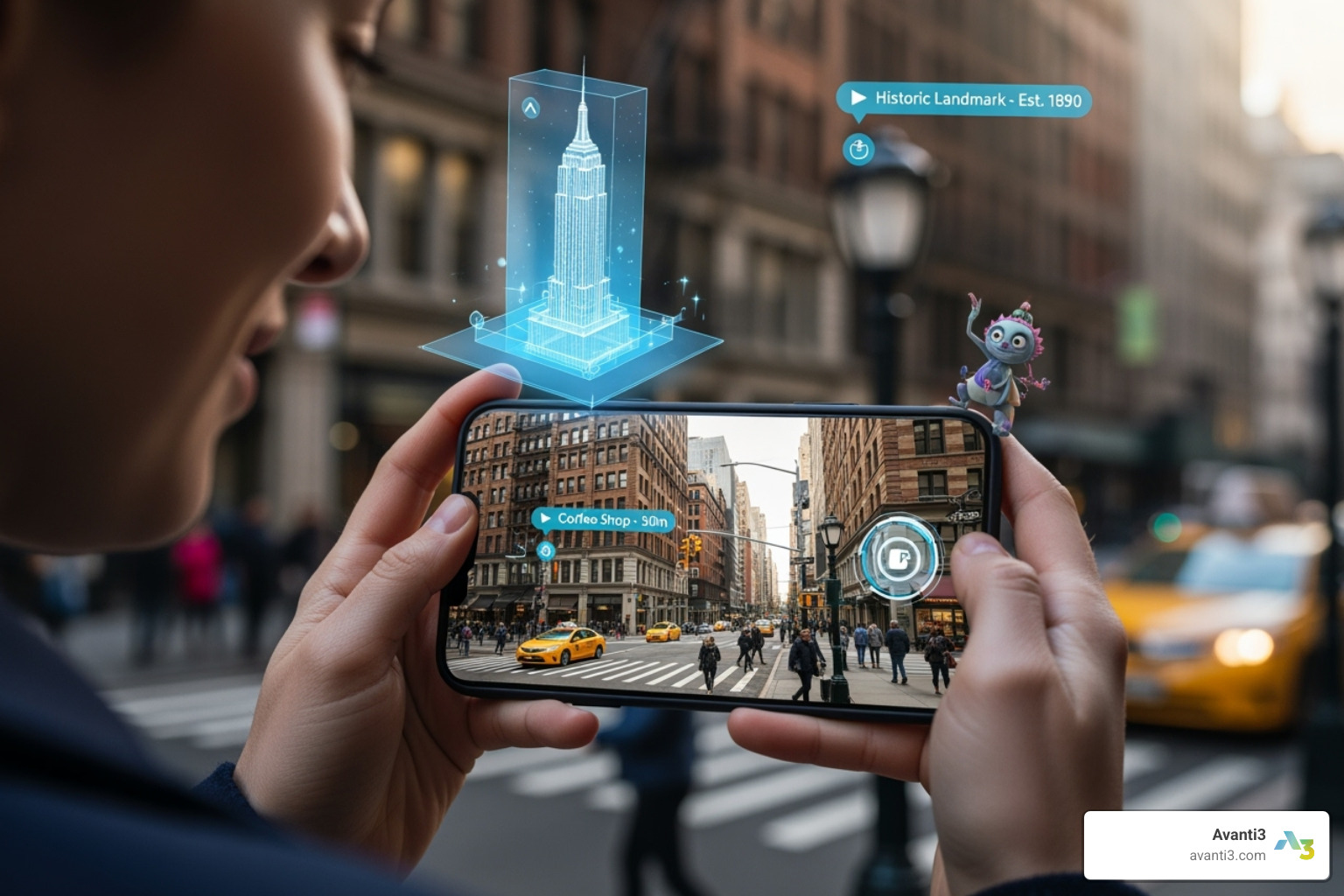 person using augmented reality app - Unique brand experiences