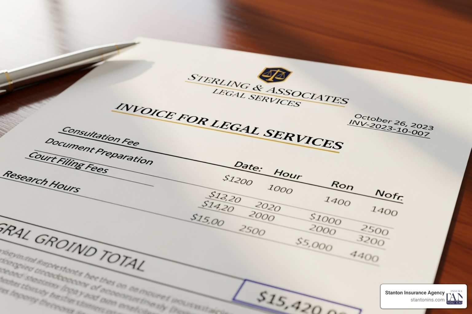 legal invoice - does liability car insurance cover legal costs