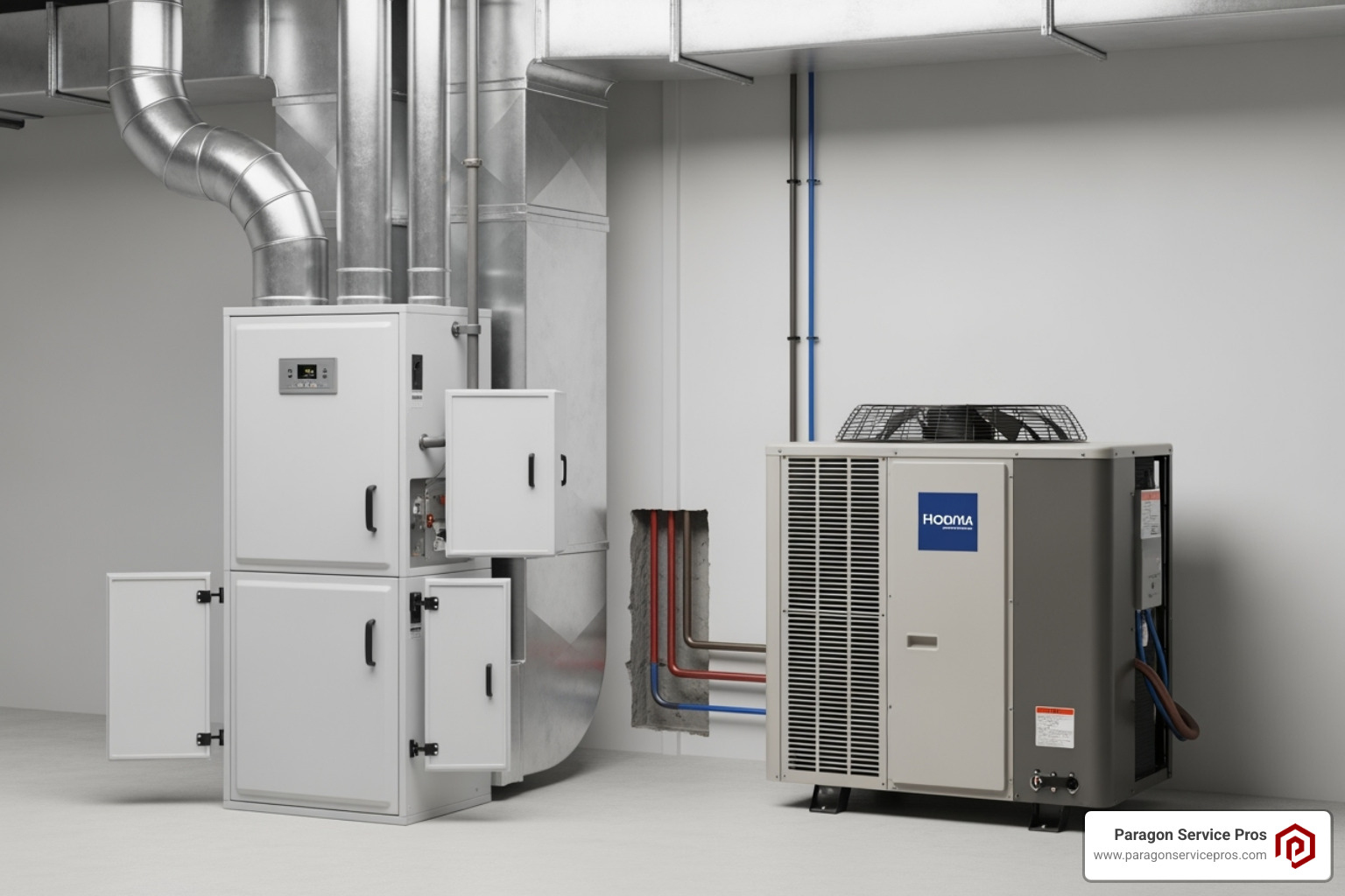 different types of heating units (furnace, heat pump) - Heating install service different types of heating units (furnace, heat pump) - Heating install service