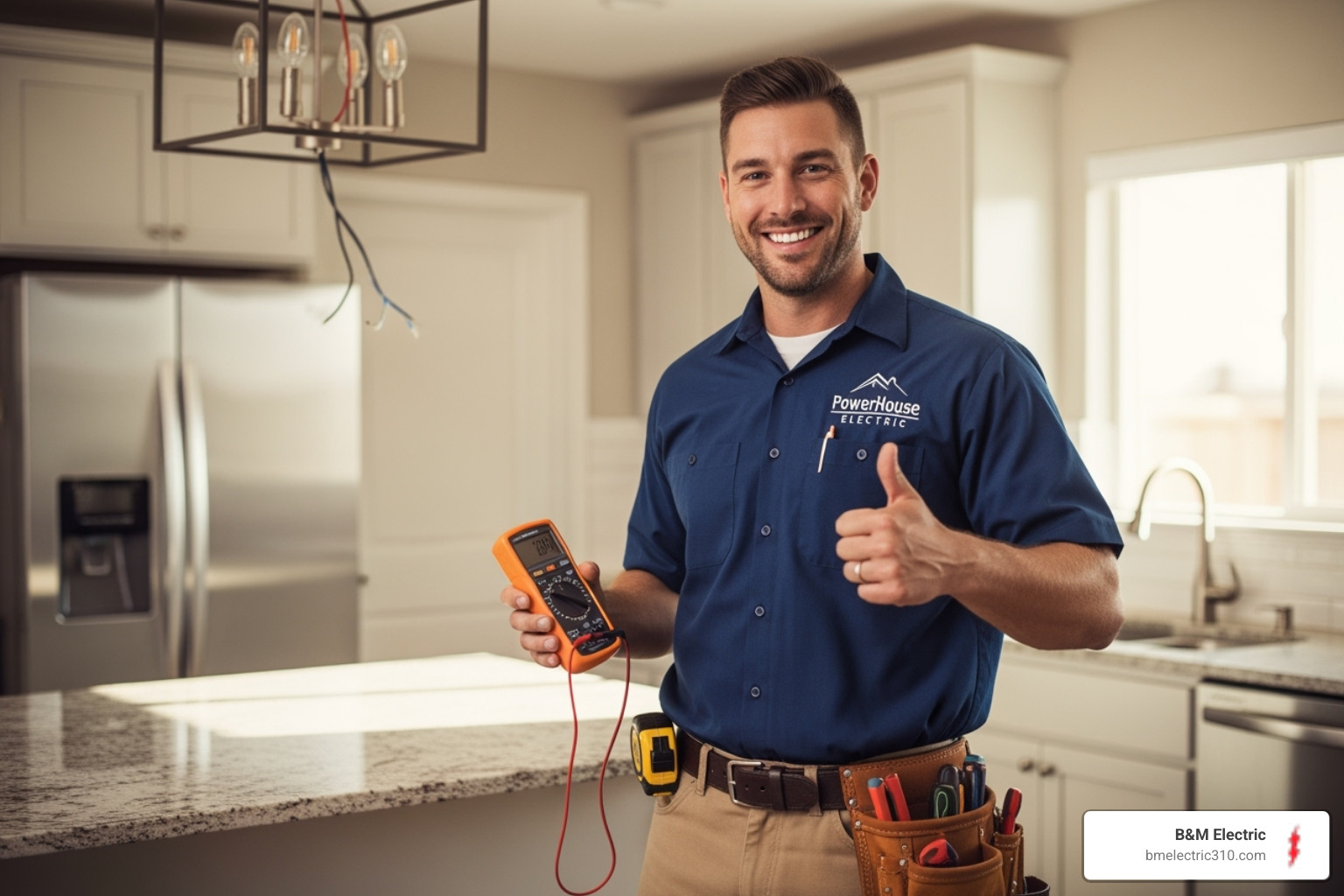 friendly electrician thumbs-up - Professional Electrical Services in Torrance friendly electrician thumbs-up - Professional Electrical Services in Torrance