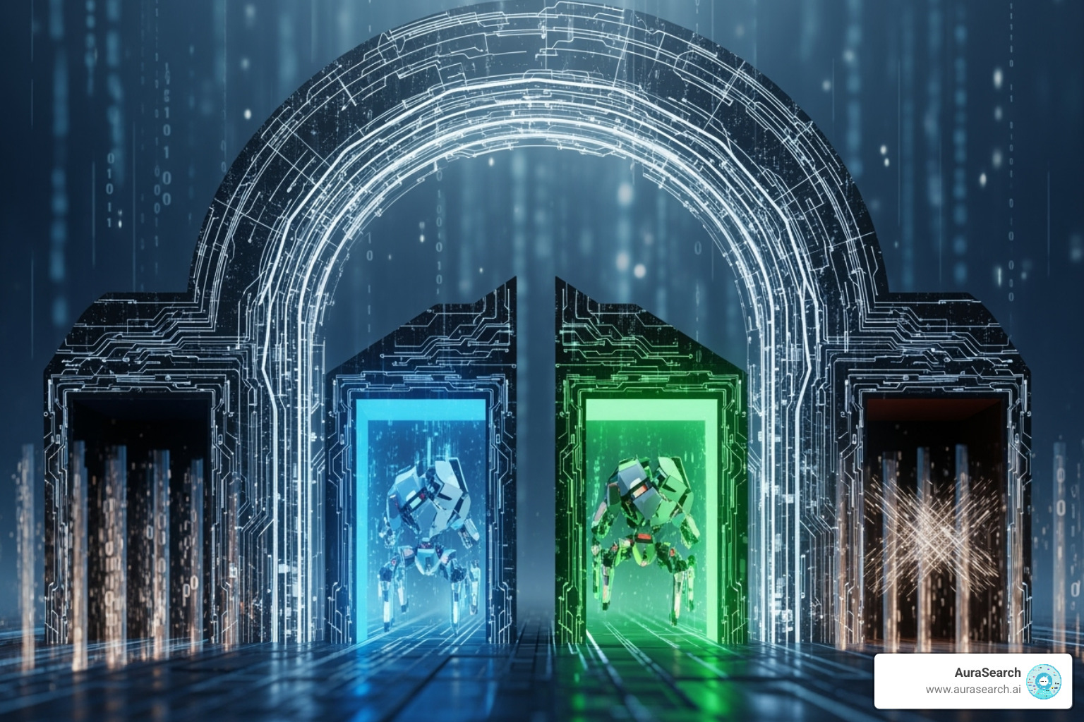 Sample robots.txt file allowing specific AI crawlers - how to optimize content for ai search