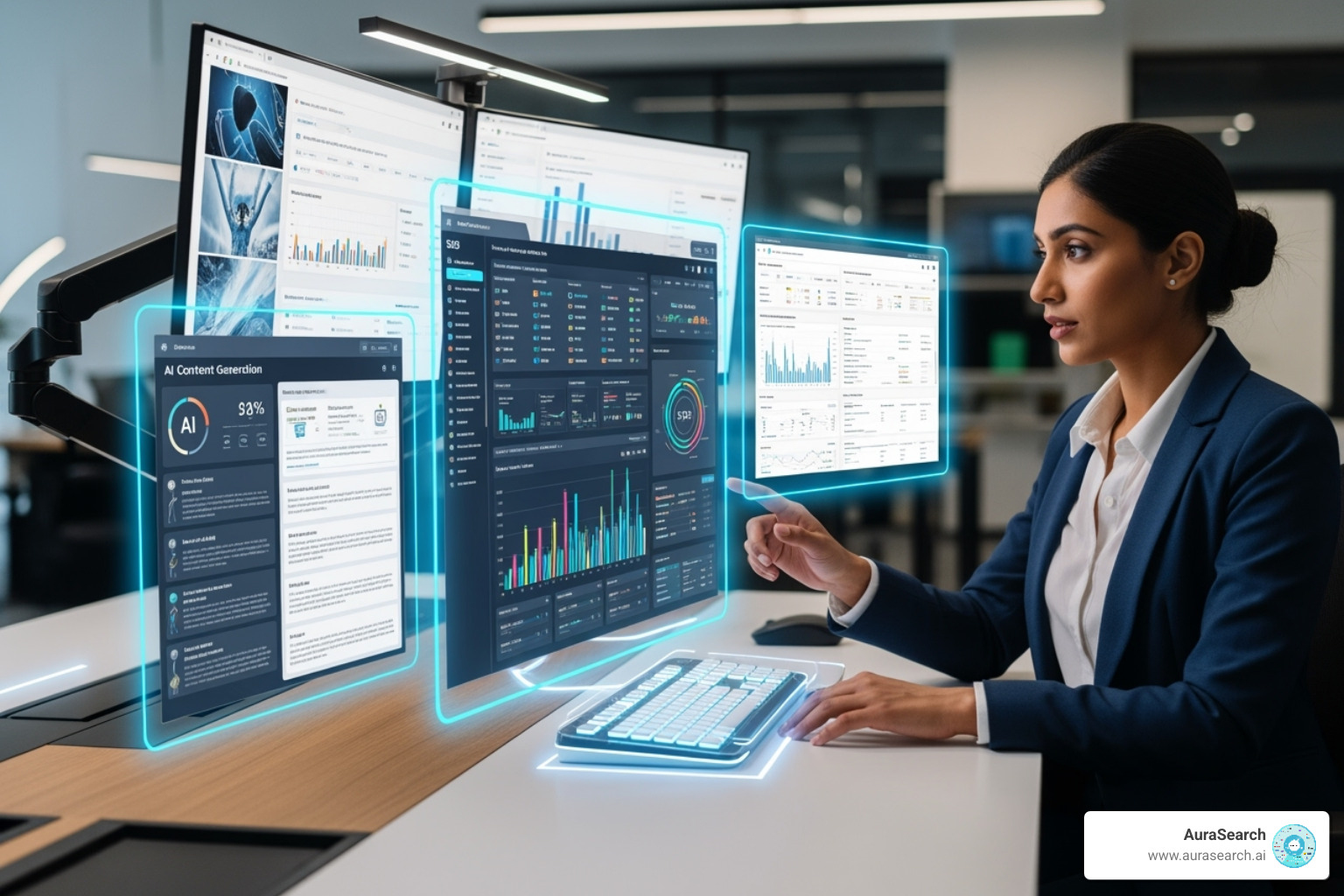 digital marketer using various AI tools - seogpt