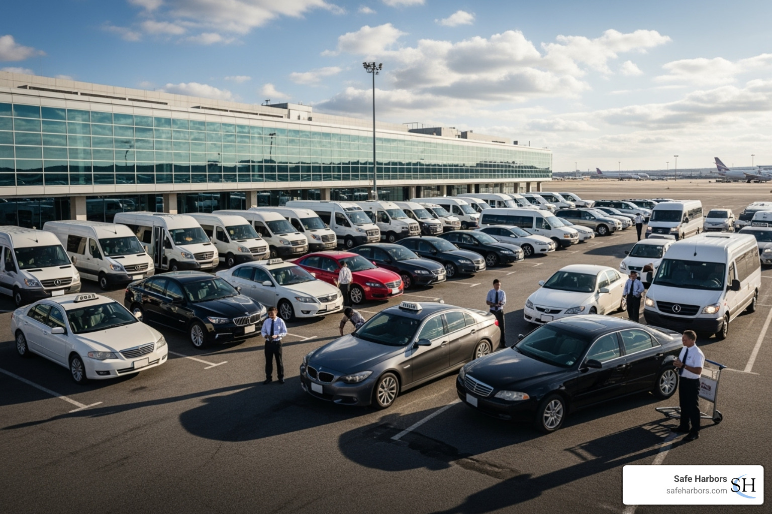 diverse fleet of vehicles - Ground transportation services