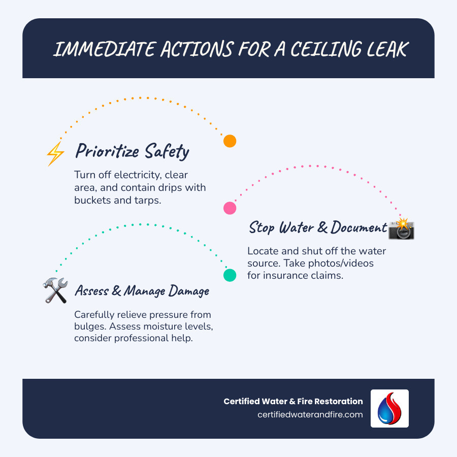 Infographic: 5 Immediate Steps to Take for a Ceiling Leak - ceiling damaged by water infographic infographic-line-3-steps-blues-accent_colors Infographic: 5 Immediate Steps to Take for a Ceiling Leak - ceiling damaged by water infographic infographic-line-3-steps-blues-accent_colors