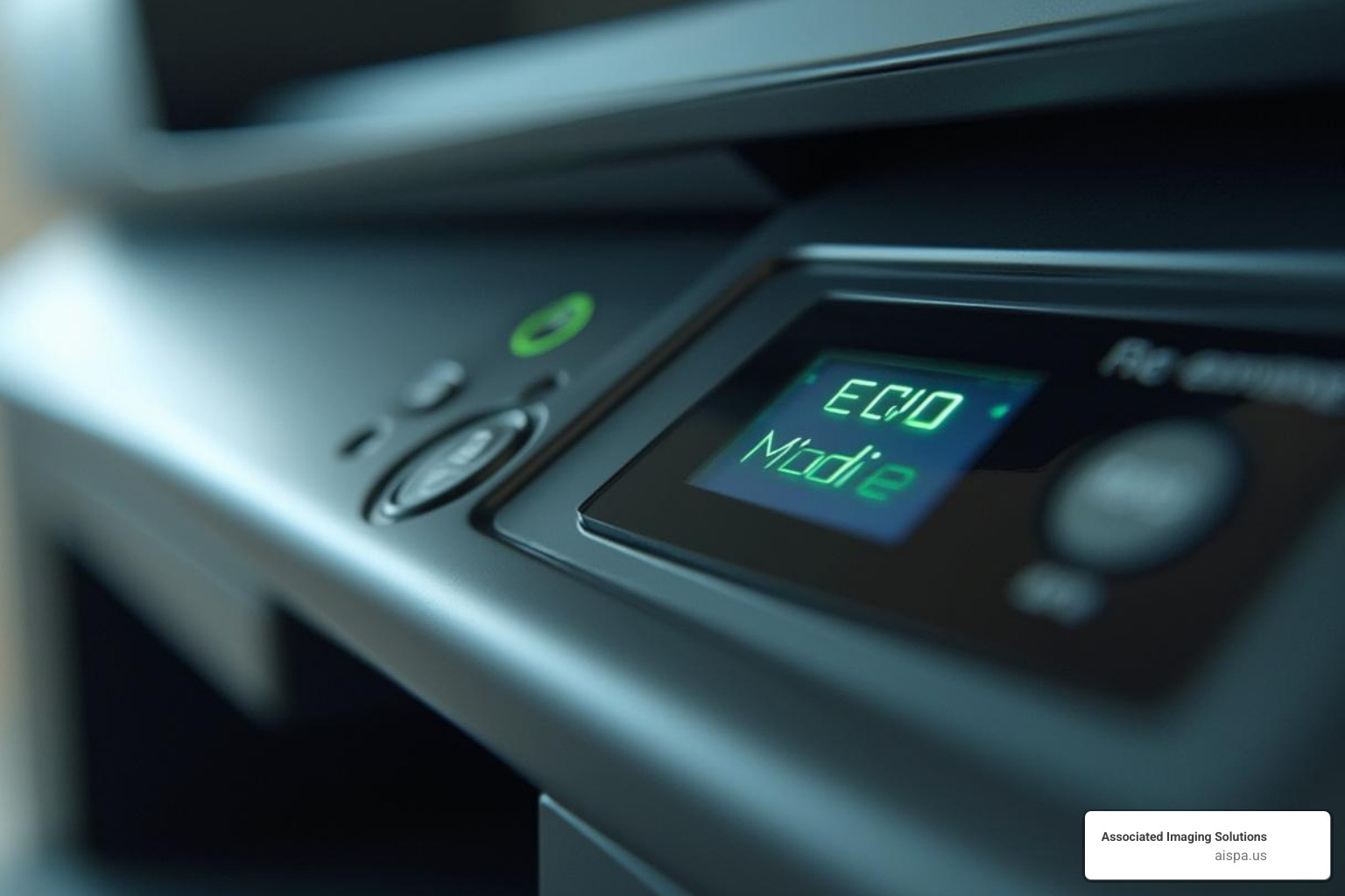 printer's control panel eco mode - energy-efficient office printers