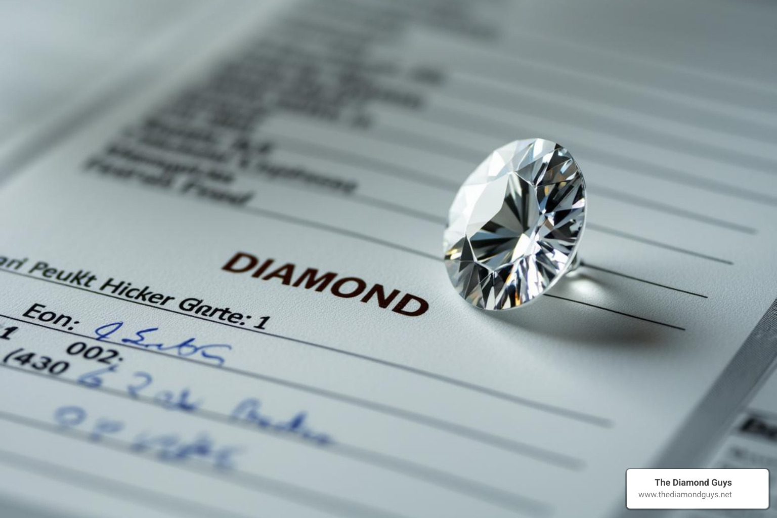 GIA diamond grading report - best place to buy engagement ring