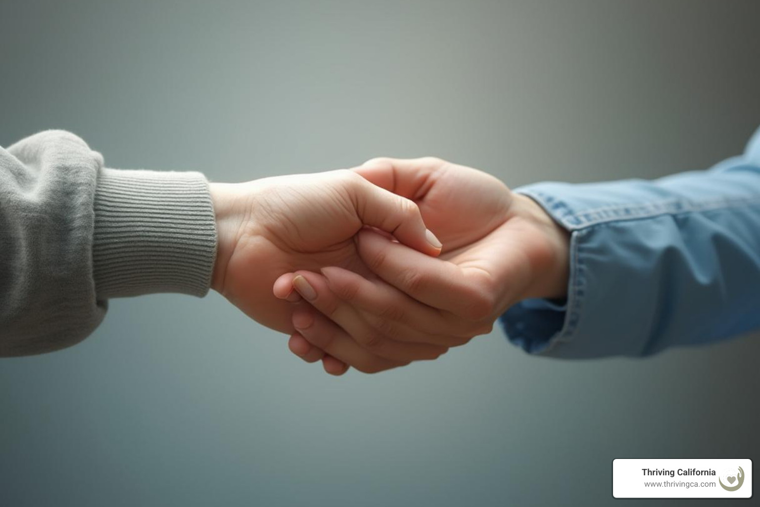 of a hand reaching out to another. - support for struggling mothers