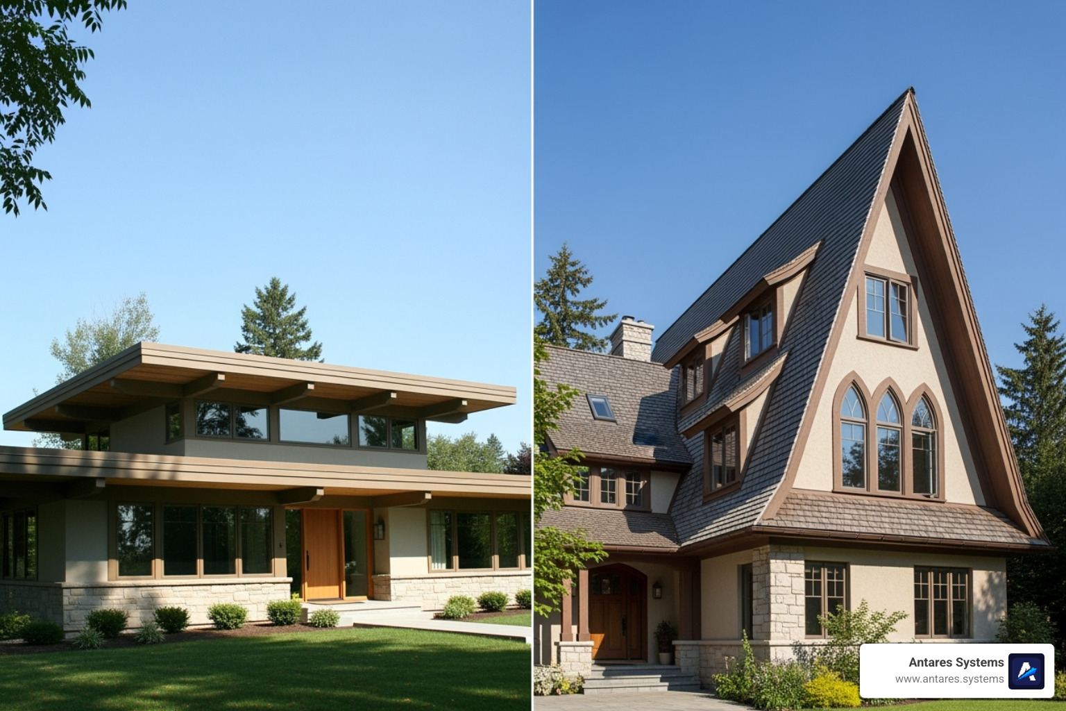 low-pitch roof vs. steep-pitch roof - Shingle replacement cost