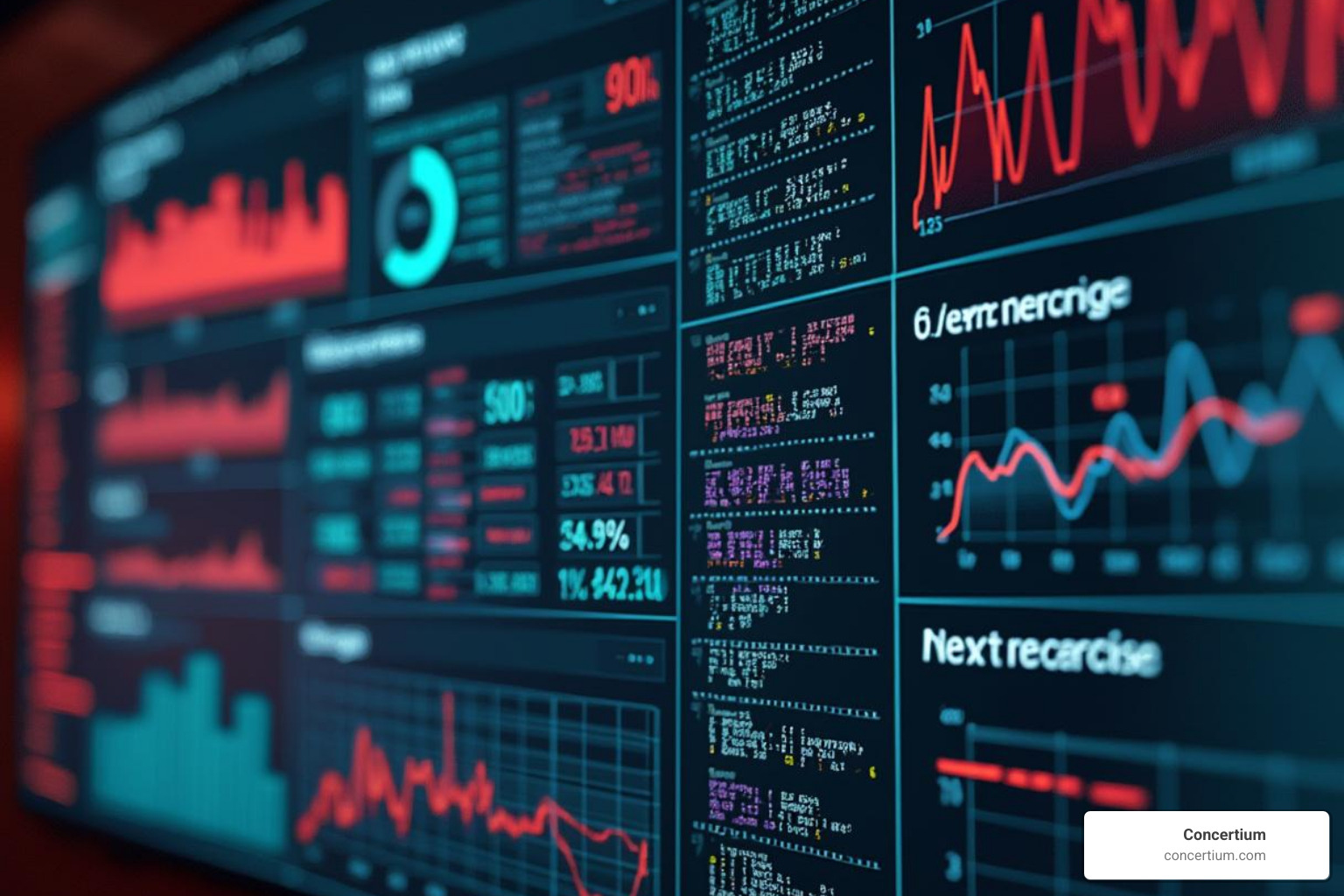dashboard with various data feeds and analytics - cloud threat hunting