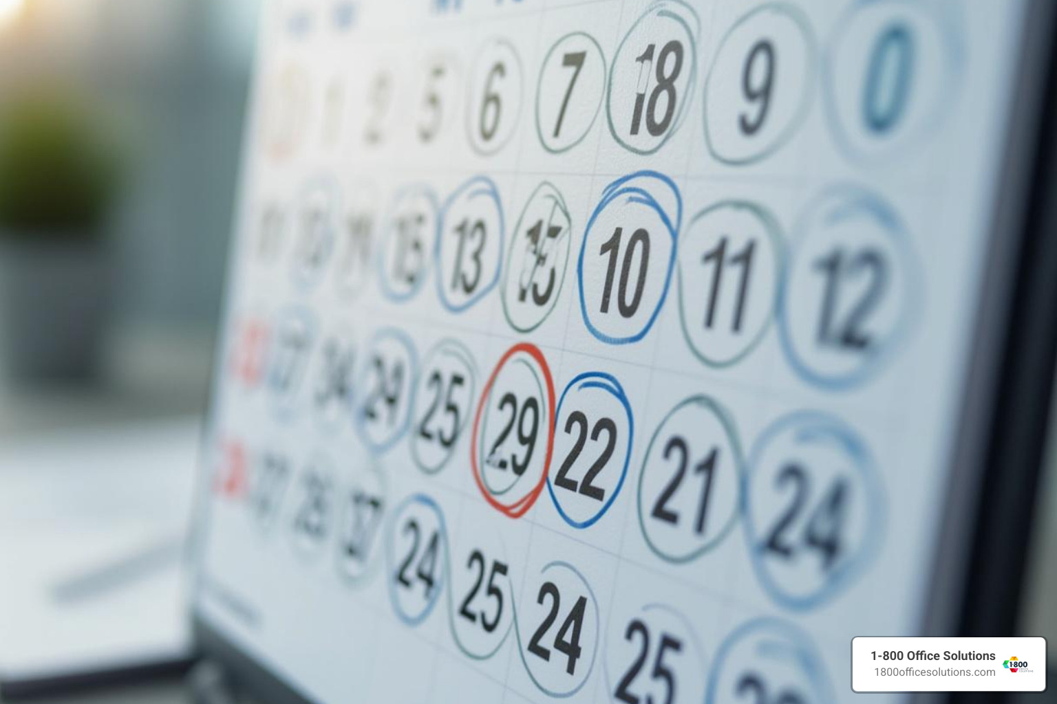 calendar with "Quarterly DR Test" marked - backup and recovery strategy plan calendar with "Quarterly DR Test" marked - backup and recovery strategy plan