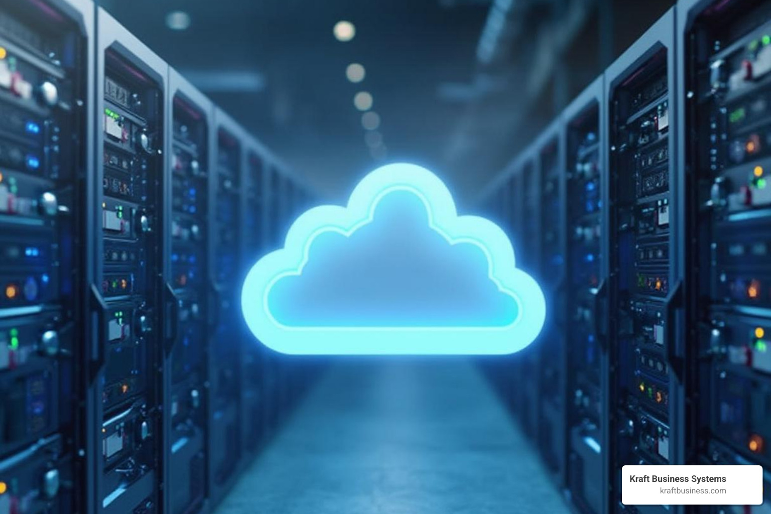 Comparison of a physical on-site server with a cloud icon to illustrate the options. - i need a server for my small business