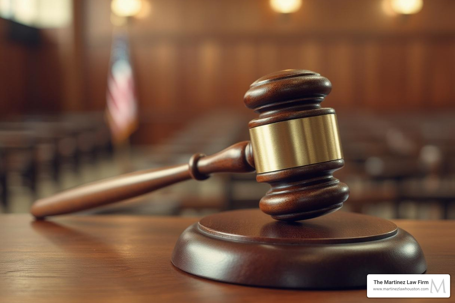 Gavel in a courtroom setting - Houston domestic violence help Gavel in a courtroom setting - Houston domestic violence help