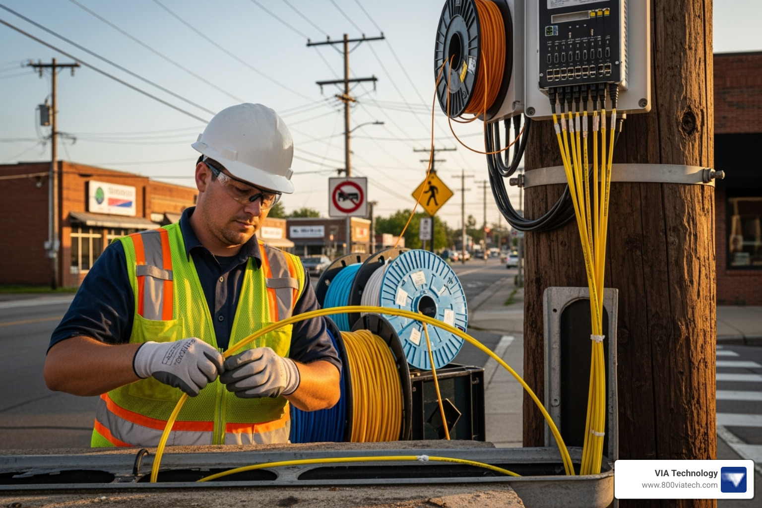 fiber optic network installation - fiber optic network installation