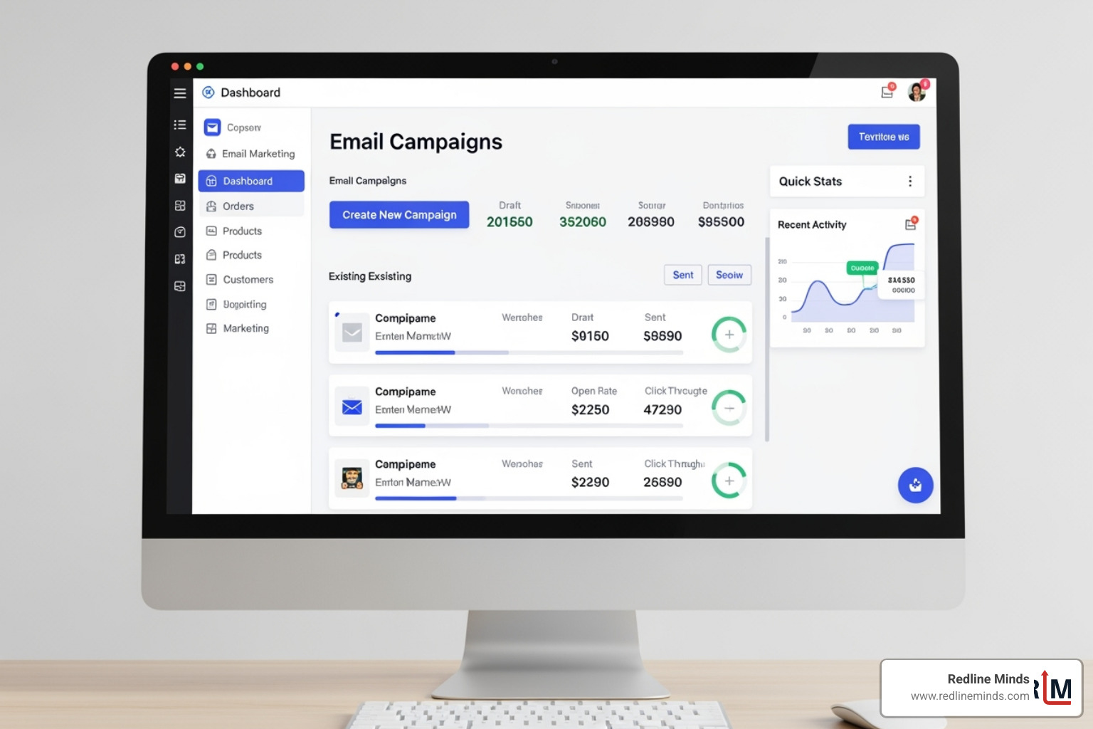 User interface of Shopify Email within the Shopify admin dashboard - shopify email vs klaviyo User interface of Shopify Email within the Shopify admin dashboard - shopify email vs klaviyo