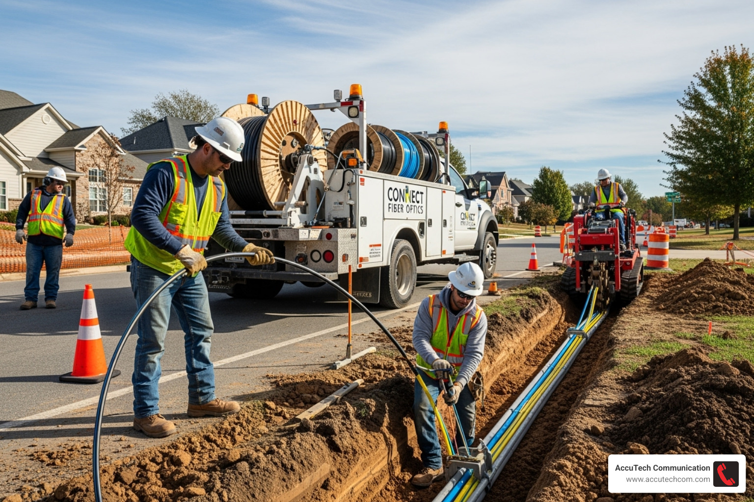 fiber optic cable laying contractors - fibre optic cable laying contractors