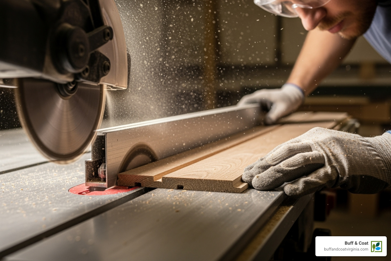 a new board with the bottom of the groove being cut off on a table saw - tongue and groove repair a new board with the bottom of the groove being cut off on a table saw - tongue and groove repair