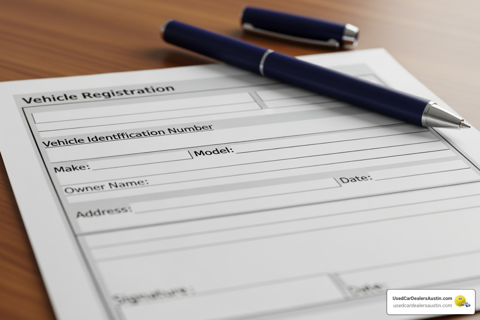 Application for Texas Title and/or Registration (Form 130-U) - how to transfer used car ownership texas