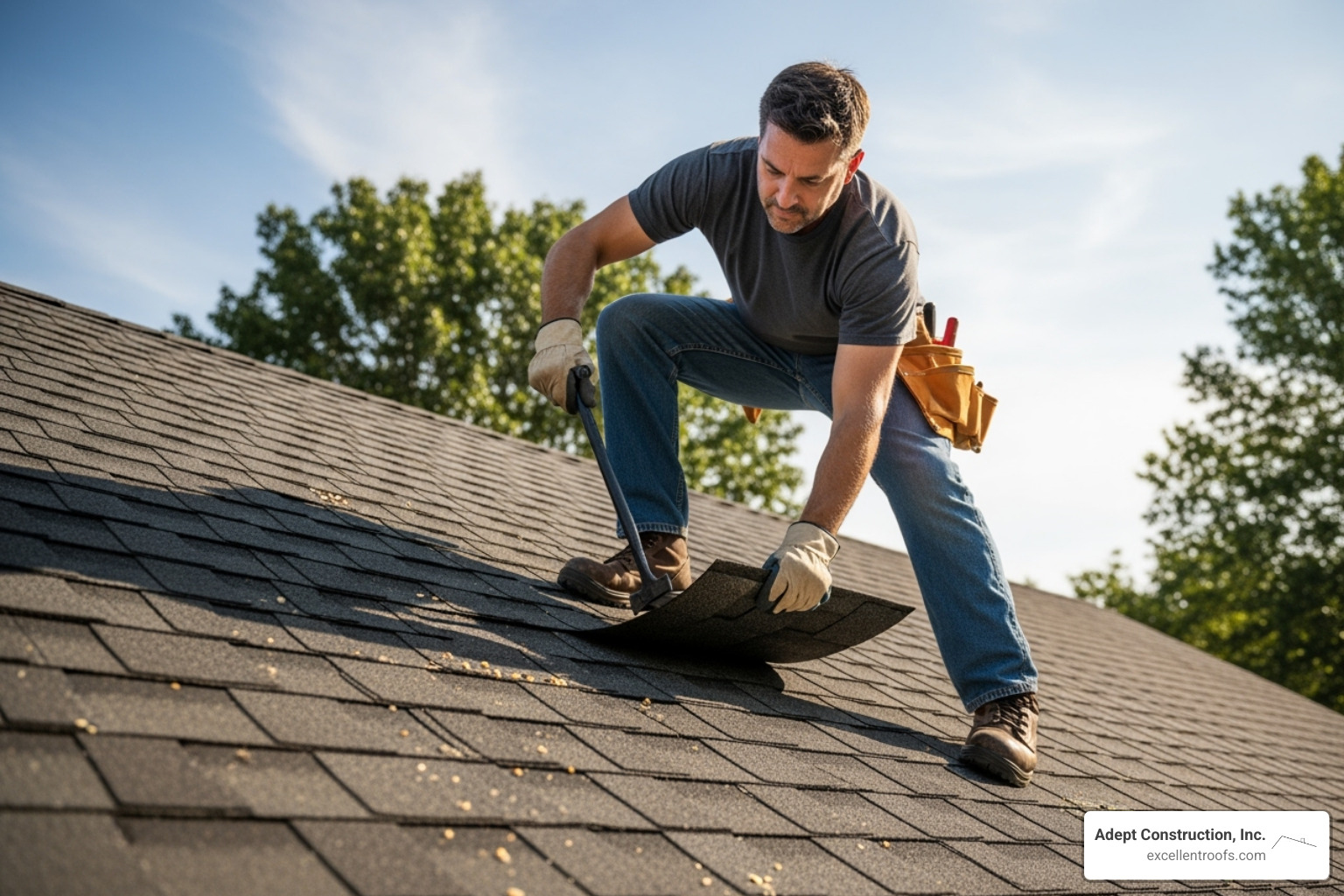 handyman replacing a single shingle - can a handyman repair a roof - can a handyman repair a roof
