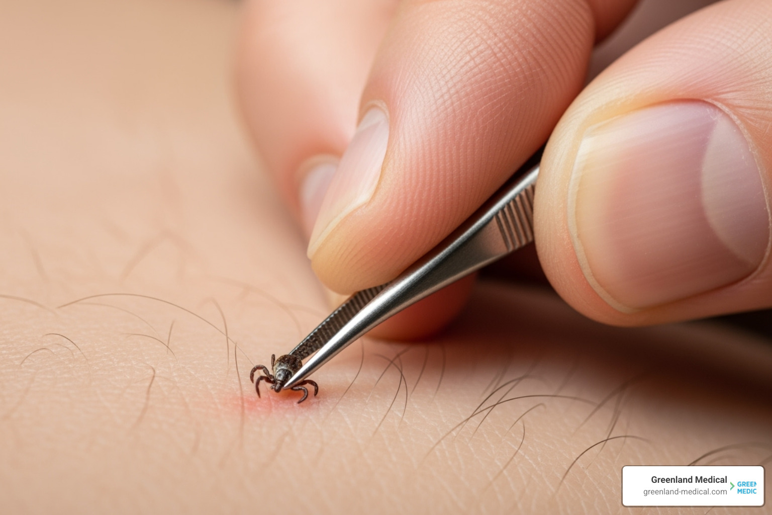 Correct way to remove a tick with fine-tipped tweezers - borreliosis disease Correct way to remove a tick with fine-tipped tweezers - borreliosis disease