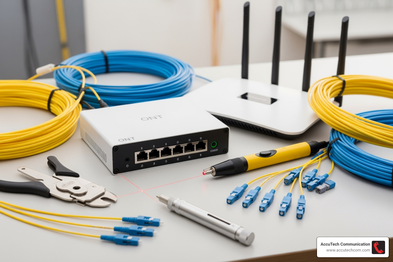 Essential fiber optic installation equipment - Fiber optic installation
