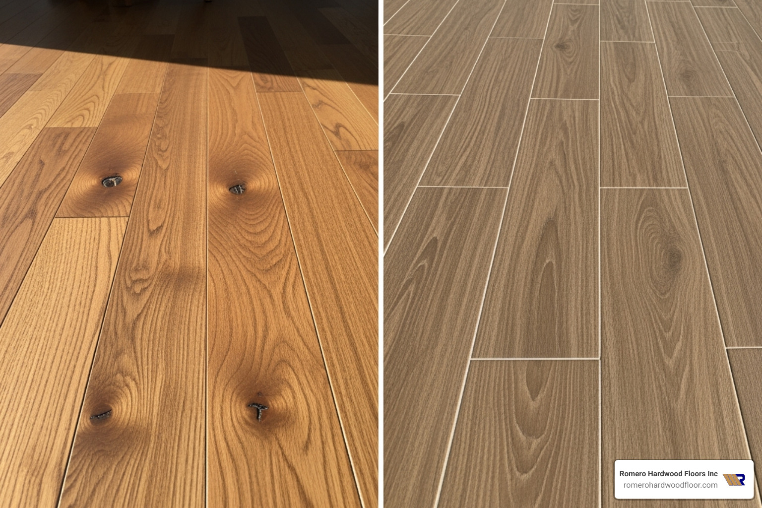 side-by-side comparison of real wood and faux wood tile - faux wood tile floor side-by-side comparison of real wood and faux wood tile - faux wood tile floor
